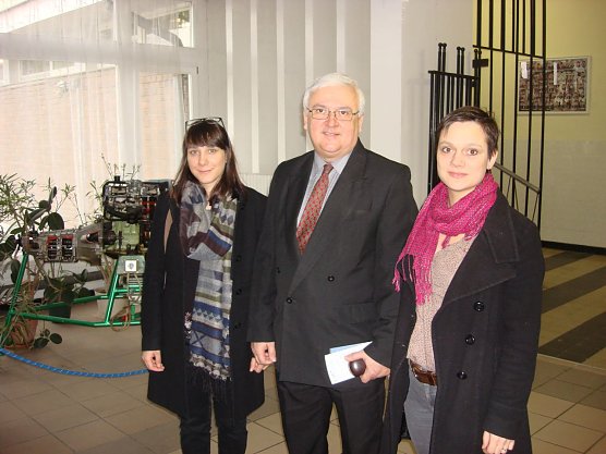 die Projektmanagerinnen des ESN Claudia Reich und Katerina Donovska kn&uuml;pften Kontakte in Ungarn (Foto: Europa-Service Nordth&uuml;ringen)