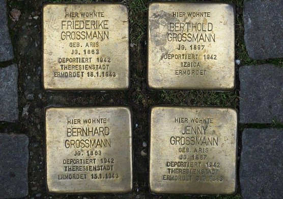 Stolpersteine - ein Beispiel aus Eisenach (Foto: privat)