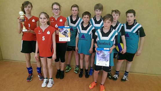 Lessing und Herder k&auml;mpften im Volleyballfinale f&uuml;r Nordhausen (Foto: Werner H&uuml;tcher)