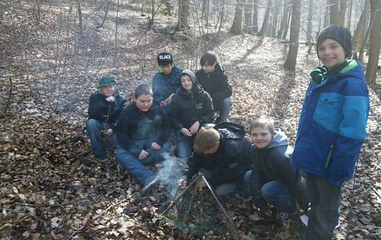 Mit zwei Förstern unterwegs (Foto: privat) Mit zwei Förstern unterwegs (Foto: privat)
