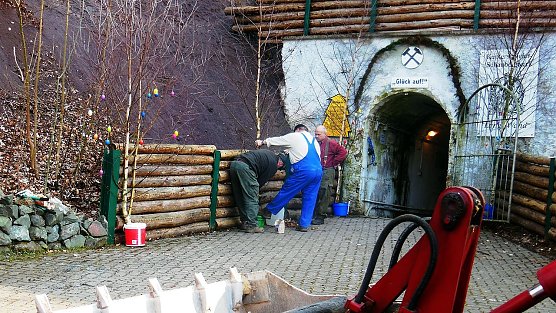 Vor&ouml;sterlicher Putz (Foto: L. Schubert)