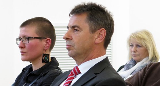 Pohl, Asche, im Hintergrund Hannelore Haase (Foto: nnz)