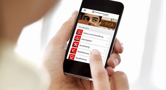 Neue App der Arbeitsagentur (Foto: Agentur f&uuml;r Arbeit)