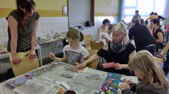 Gemeinsam gebastelt (Foto: Privat)