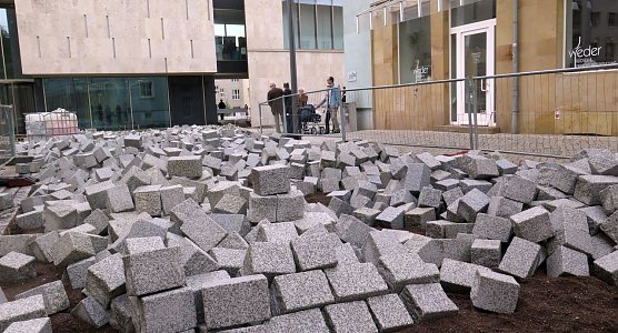 Wenig Interesse am Stadtspaziergang (Foto: nnz) Wenig Interesse am Stadtspaziergang (Foto: nnz)