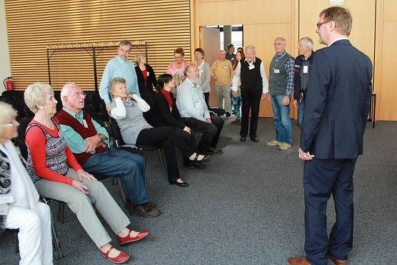 Besuchergruppe im Th&uuml;ringer Landtag (Foto: privat)