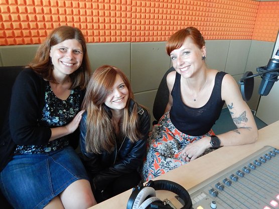 Gabriela Wotosz und Lenka Nagyova gemeinsam mit Nadja Gropp (Foto: Sandra Witzel)