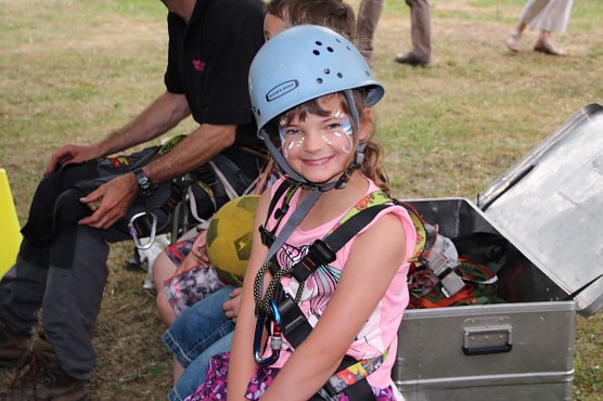 Leuchtende Augen und lachende Gesichter zum Kinderfest in der Promenade (Foto: privat)
