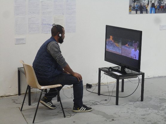 Die Kunstaktion "Voll Sinnlos" von Lukas Fullmann hat es inzwischen bis in eine Berliner Galerie geschafft (Foto: Adam Page)