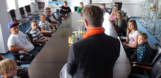 Besuch beim OB (Foto: P. Grabe|Stadtverwaltung Nordhausen)