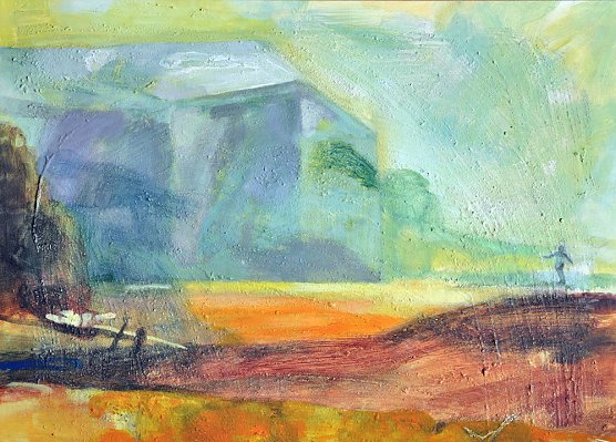 "Tanz vor den G&ouml;ttern" - insgesamt 60 Werke des Nordh&auml;user K&uuml;nstlers J&uuml;rgen Rennebach sind derzeit im Schlossmuseum Sonderhausen zu sehen (Foto: J&uuml;rgen Rennebach)