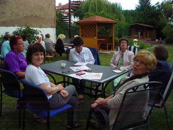 Zum Gartenfest der Nordh&auml;user Frauenunion wurde nicht nur gefeiert, es ging auch um Politik (Foto: Kerstin Linsel )