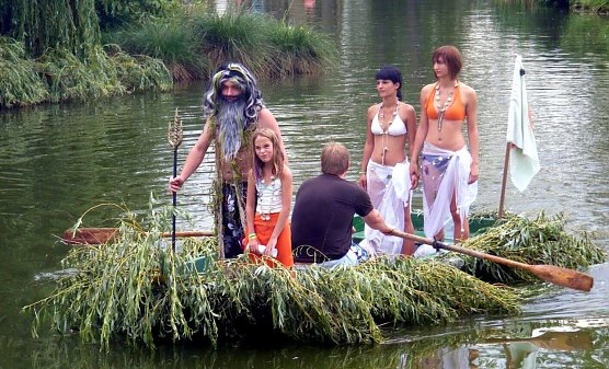 Neptun in in der Anfahrt (Foto: privat) Neptun in in der Anfahrt (Foto: privat)