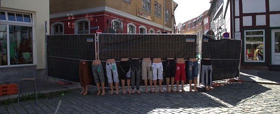 Abgesperrt und ausgesperrt (Foto: Peter Blei)