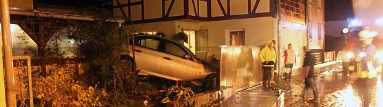 Unwetter in Rustenfelde (Foto: Feuerwehr Heiligenstadt)