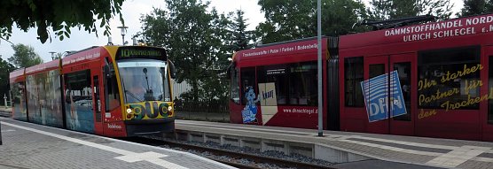 Combino begegnet Combino (Foto: nnz)