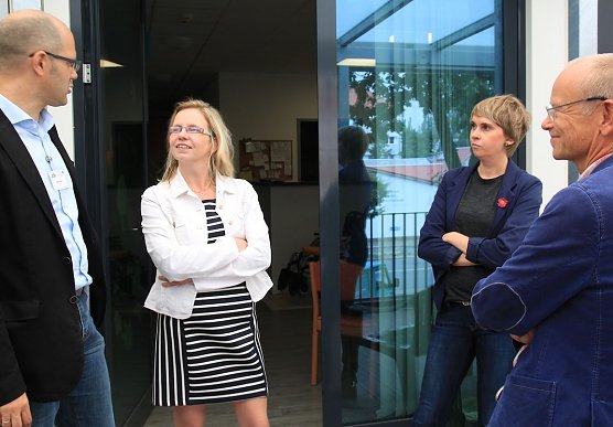 Besuch im Grimmelhof (Foto: S. Spehr)