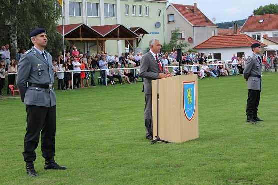 Feierliche Vereidigung in Berka (Foto: Karl-Heinz Herrmann)