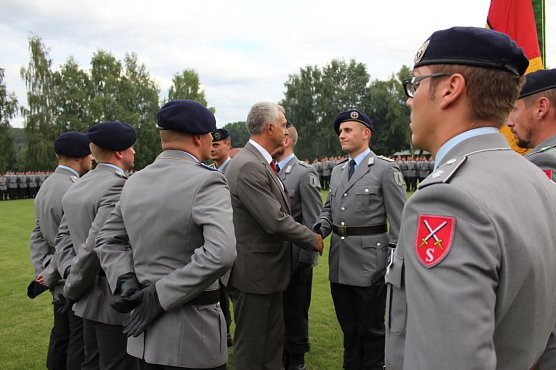 Feierliche Vereidigung in Berka (Foto: Karl-Heinz Herrmann)