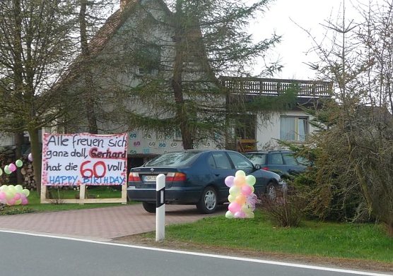 Ungew&ouml;hnlicher Gl&uuml;ckwunsch (Foto: nnz)