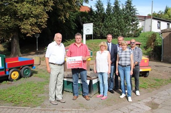 Links: Peter G&ouml;sel - LSB-Pr&auml;sident und J&uuml;rgen Vopel � Vereinsvorsitzender) (Foto: privat)