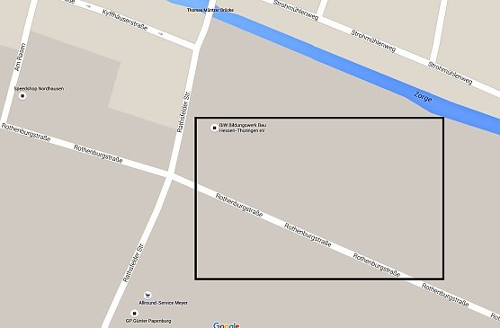 Hier k&ouml;nnte die Erstaufnahmeeinrichtung entstehen (Foto: Google Maps)