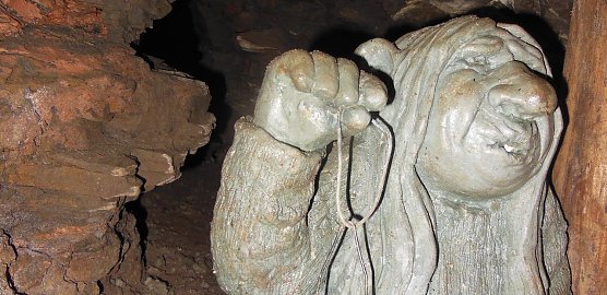 Unterirdische Zeitreise (Foto: L. Schubert)