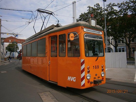 Die unbekannte Bahn - ein Schienenschleifwagen vom Typ TW 2 (Foto: Ralf Stade)
