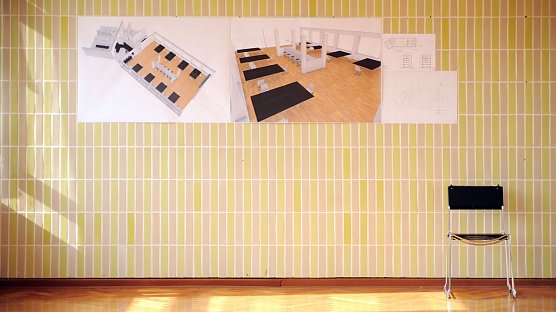 Nimmt langsam Formen an - das "CoDeck" am Lutherplatz (Foto: Hochschule Nordhausen)