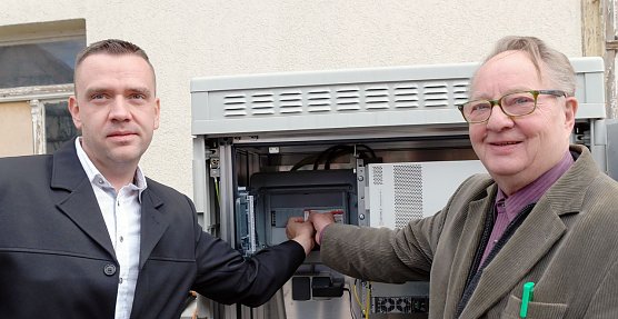 Junker und Schuller schalten auf Breitband (Foto: nnz)