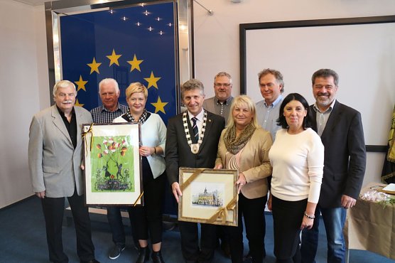 Besuch aus Ostrów Wielkopolski im Nordhäuser Rathaus (Foto: Angelo Glashagel) Besuch aus Ostrów Wielkopolski im Nordhäuser Rathaus (Foto: Angelo Glashagel)