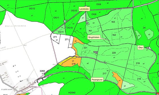 Kartenausschnitt (Foto: Klaus-Wilhelm Br&uuml;ggemann)