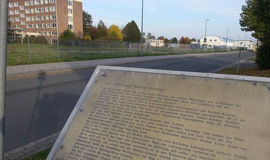 Blick auf das Gel&auml;nde der ehemalige Kaserne (Foto: privat)