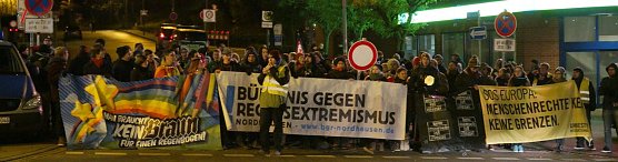 Gegendemo in Nordhausen (Foto: nnz)