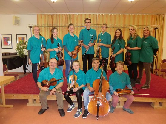 S&uuml;dharz Sinfonietta - Streicher mit neuem "Anstrich" (Foto: K. Hornung)