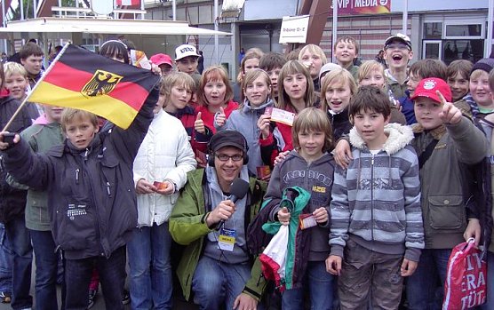 Länderspielatmosphäre (Foto: privat) Länderspielatmosphäre (Foto: privat)