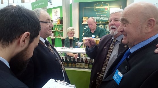 Besuch auf der Gr&uuml;nen Woche (Foto: privat)