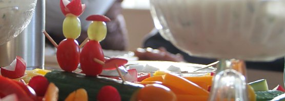 Gespräche mit der Basis - im Horizont empfing man Besuch aus Berlin (Foto: Angelo Glashagel) Gespräche mit der Basis - im Horizont empfing man Besuch aus Berlin (Foto: Angelo Glashagel)