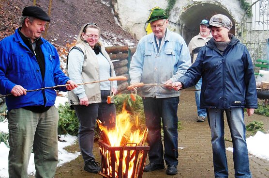 Nach getaner Arbeit (Foto: L. Schubert)