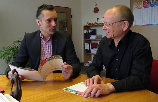 Neu im Gespr&auml;ch mit Weigel (Foto: NUV)