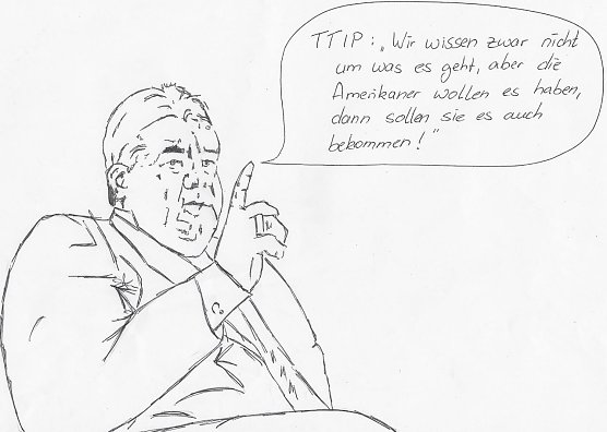 Karikatur (Foto: H. Buntfu&szlig;)