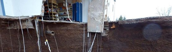 Im Erdfall (Foto: Geb&auml;udemesstechnik Beyermann )