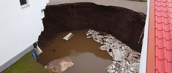 Blick in die Grundschuld (Foto: J. Piper)