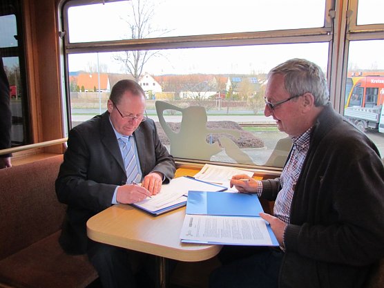 IFA Museum und Stra&szlig;enbahnfreunde arbeiten zuk&uuml;nftig enger zusammen (Foto: Franziska Bernsdorf)