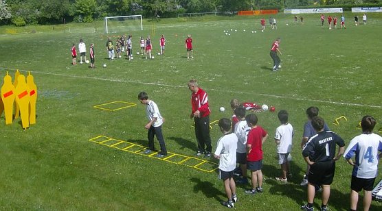 Mit Weltmeister trainniert (Foto: SVB)