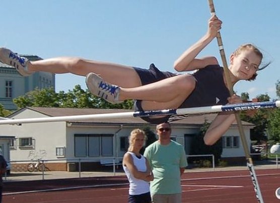 Hoch gesprungen (Foto: Richter)