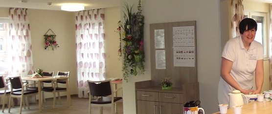 Hauswirtschaftsleiterin Bianka Fuhrmann im K&uuml;chenbereich. (Foto: Kurt Frank)