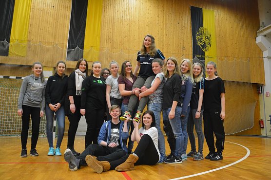 Den Spitzenreiter ge&auml;rgert -  die B-Jugend-Handballerinnen des Nordh&auml;user SV konnten in Hermsdorf einige Erfolge verbuchen (Foto: Sandra Arm)