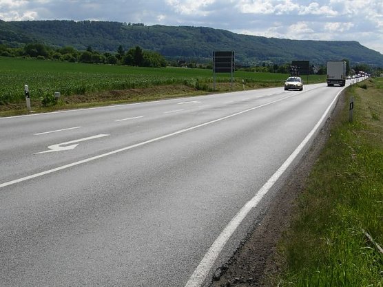 Pötzlich war der Stau weg (Foto: sos) Pötzlich war der Stau weg (Foto: sos)
