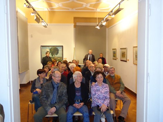 Vernissage im Kunsthaus Meyenburg (Foto: Hans-Georg Backhaus)